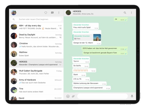 Whats Messenger App - The app showcases a comprehensive conversation view with interactive message bubbles and convenient media sharing access, empowering seamless communication.