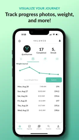 Game screenshot Valence: Social Fitness Log mod apk