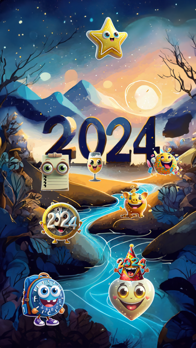Screenshot #1 pour Welcome New Year Stickers