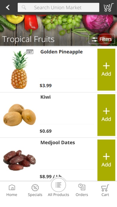 Union Market iPhone screenshot 3 - Shopping app