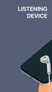 listening device, hearing aid iphone screenshot 1