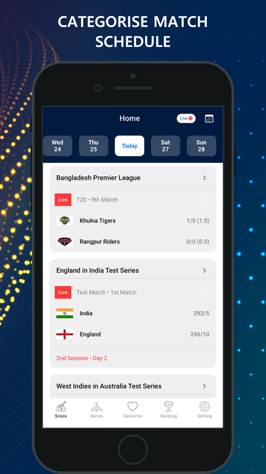 Live Cricket TV : Streaming HD - 5.0 - (iOS)