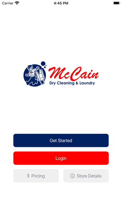 McCain Dry Cleaning & Laundry Screenshot