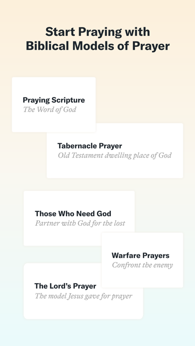Screenshot #1 pour Pray First – Prayer Life Plans