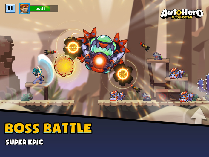 Auto Hero AutoFire platformer