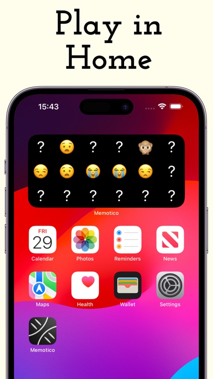 Memotico - Emoji widget game