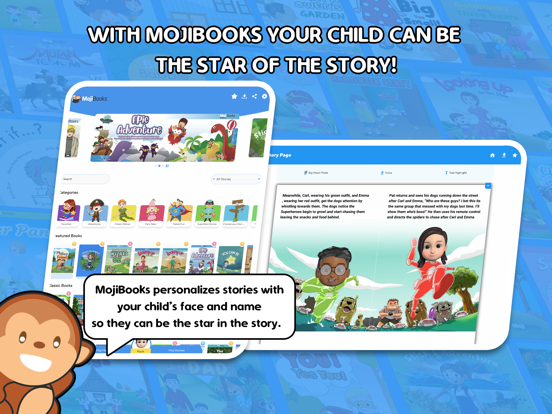 MojiBooks iPad screenshot 1 - Book app