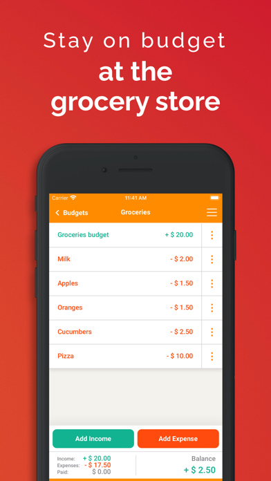 Fudget: Monthly Budget Planner Screenshot