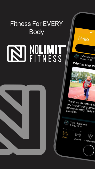 No Limit Fitness Screenshot