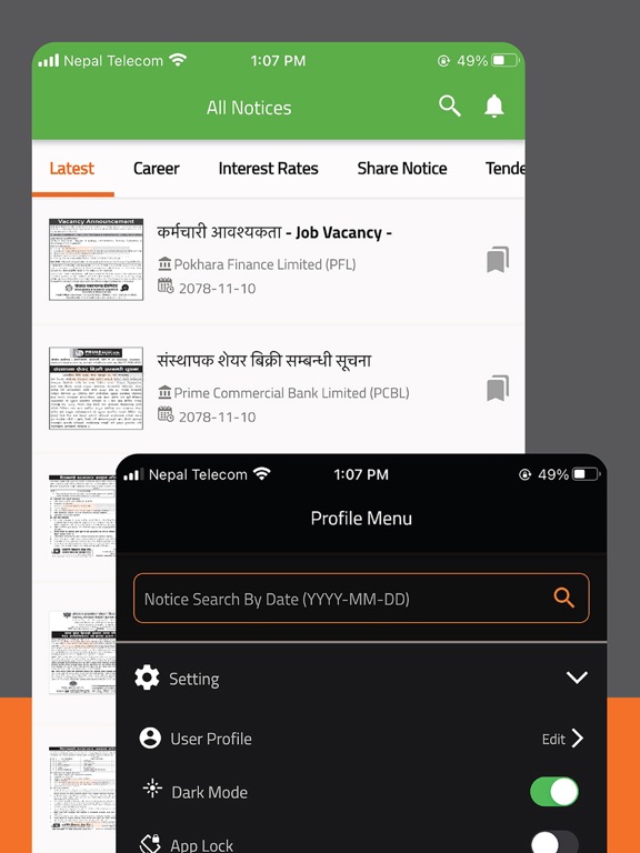 Financial Notices iPad screenshot 8 - Finance app