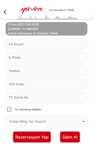 Güven Turizm Screenshot