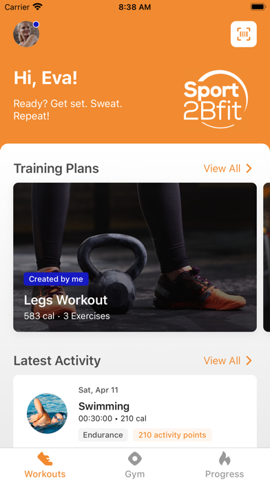 Sport2bfit Screenshot