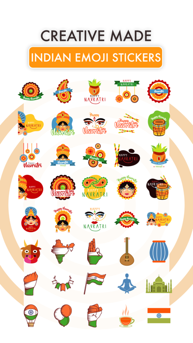 Screenshot #2 pour Made In India Emoji Stickers