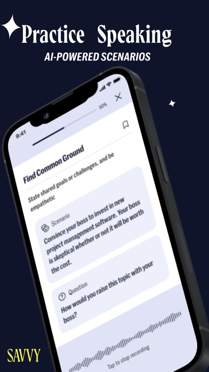 Savvy - Speak Confidently