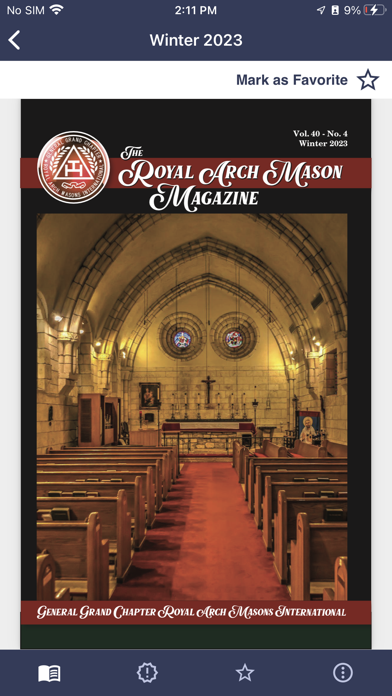 Royal Arch Mason Magazine Screenshot