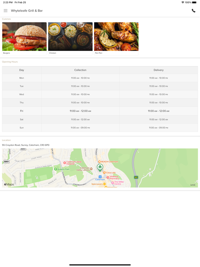 Whyteleafe Grill and Bar