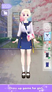 anime dress up: fashion game iphone screenshot 1