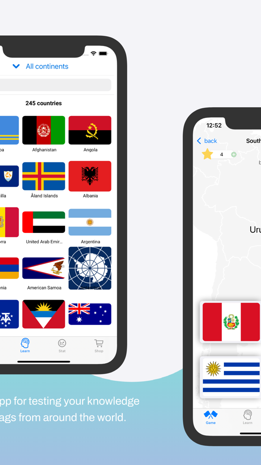 #2. Flags Learning Quiz (iOS) Podle: Letovaltsev Maxim