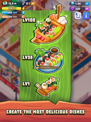 Sushi Empire Tycoon—Idle Gameのおすすめ画像3