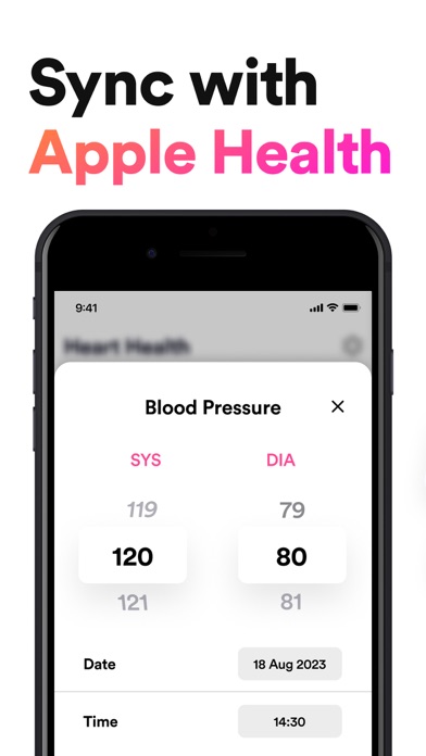 Blood Pressure Monitor, Reader Screenshot