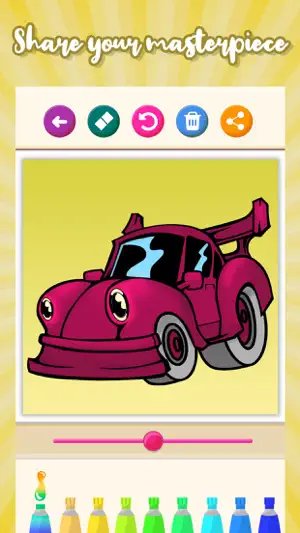 Cars Coloring Game Book screenshot 4