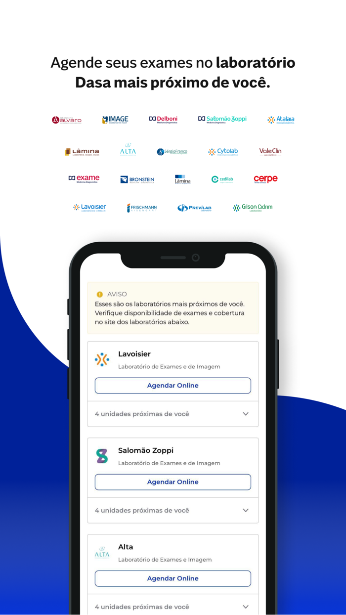 Nav Exames e Consultas Online