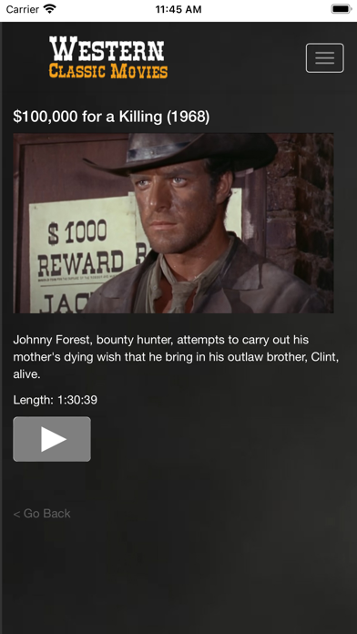Western Classic Movies Screenshot