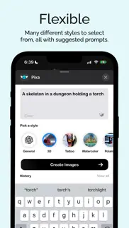 pixa - ai images for imessage iphone screenshot 1