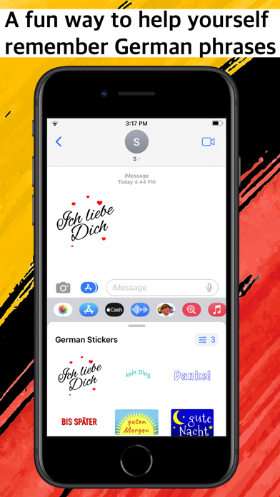 German to English Stickers Screenshot