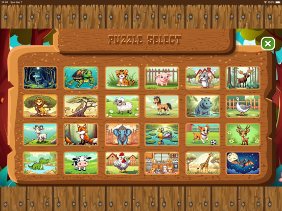 Screenshot #6 pour Animal Puzzle Explorer :jigsaw