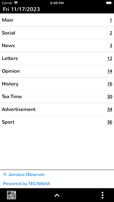Jamaica Observer Screenshot