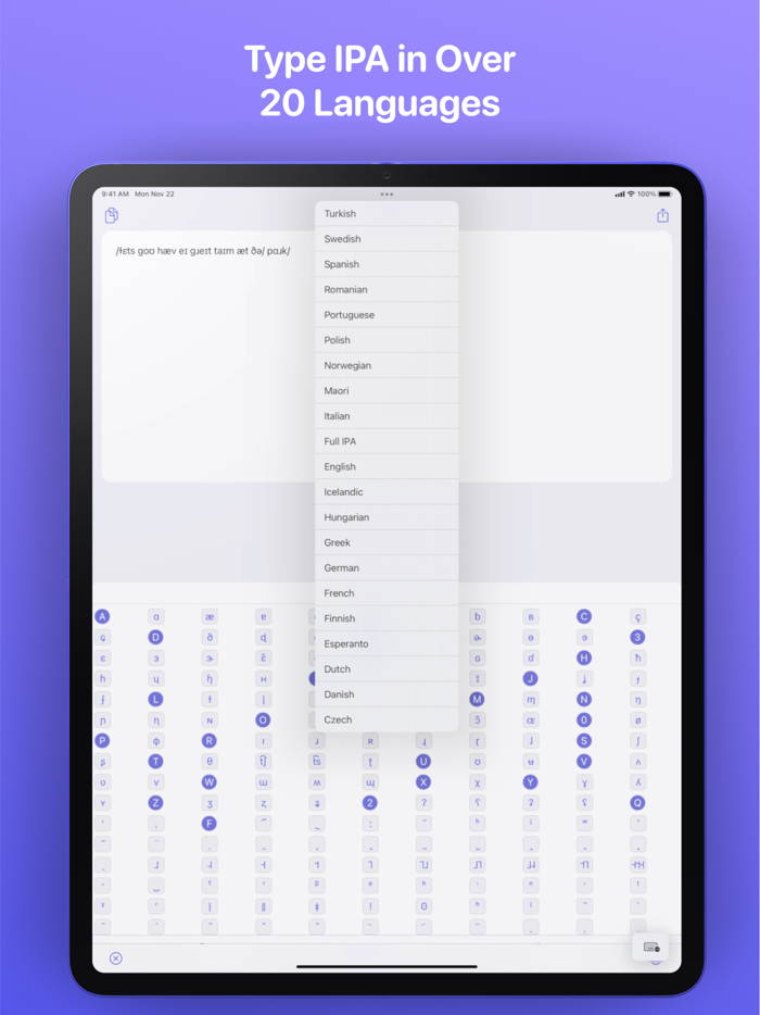 IPA Scribe IPA Transcriptions
