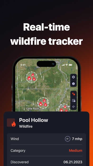 The Wildfire Tracker Screenshot