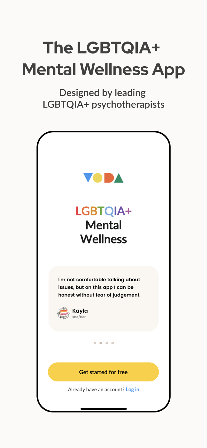Voda LGBTQIA Mental Wellness