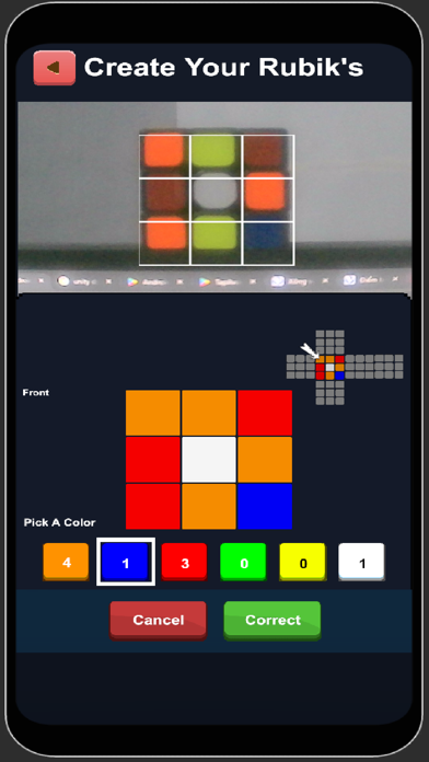 Easy toy cube Solver Screenshot