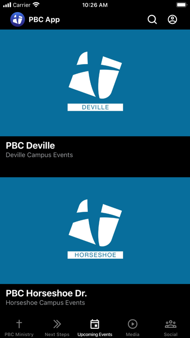 PBC Ministry Screenshot