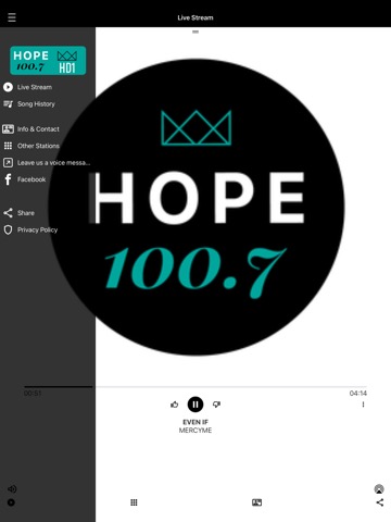 Hope 100.7 - WEEC Radioのおすすめ画像3