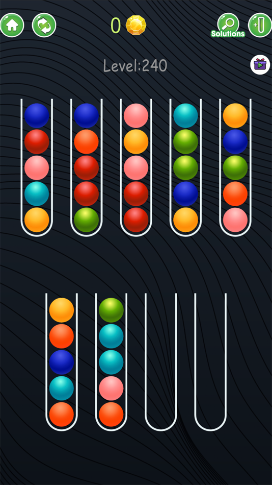#4. Color Ball Sorting (iOS) Podle: KD Soft Ltd.