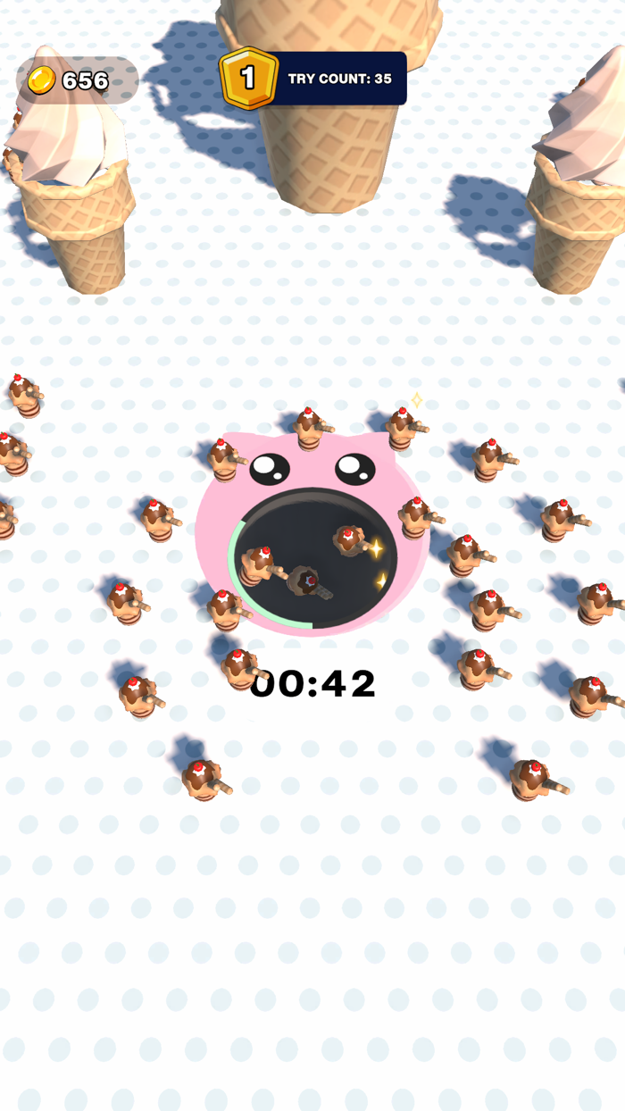 Hole and Sweets Dessert Eater