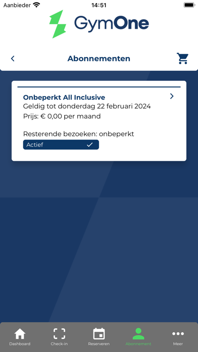 GymOne Screenshot