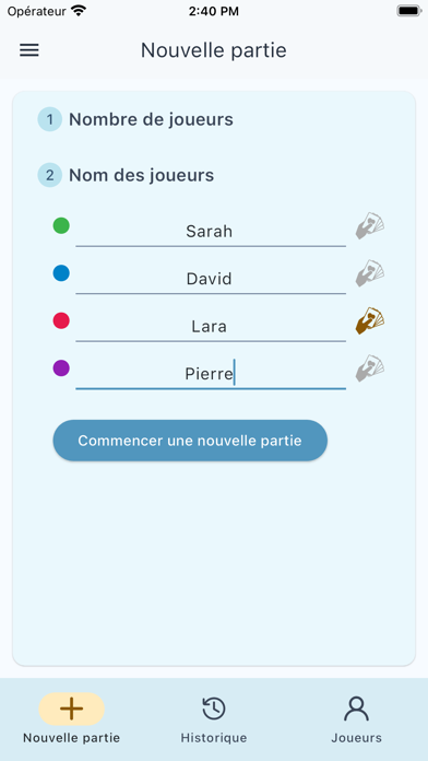 Screenshot #3 pour Compteur de points au Tarot