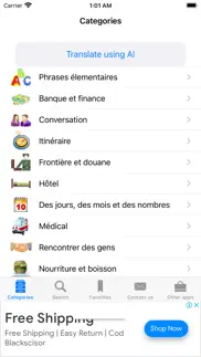 french to english using ai iphone screenshot 1