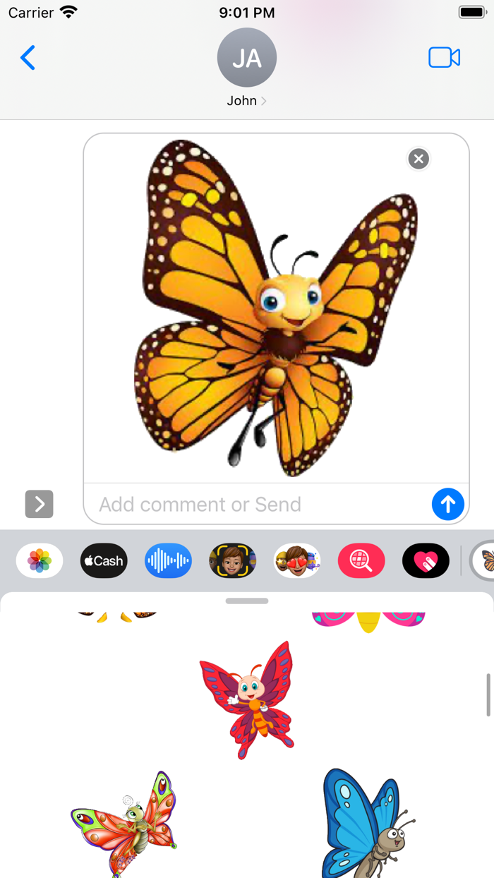 Butterfly Stickers