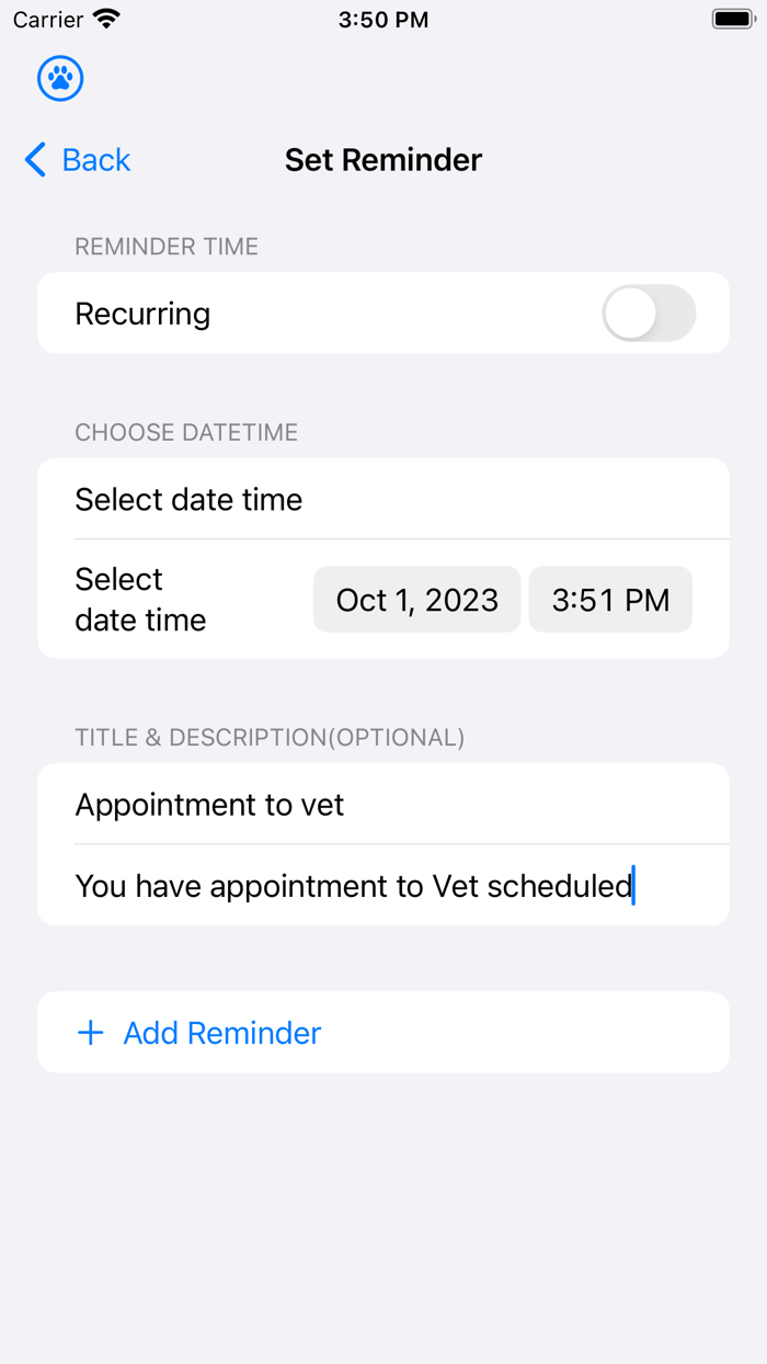 iPetReminder - Pet CareandHealth