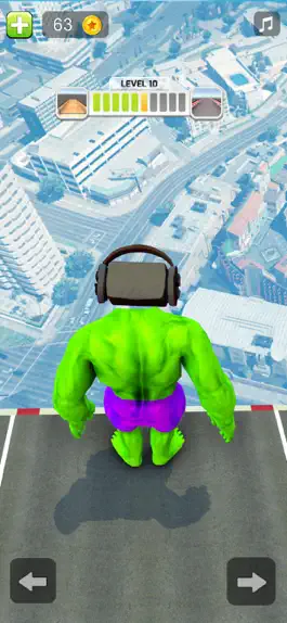 Game screenshot Muscle Man Fall: Ramp Rush mod apk