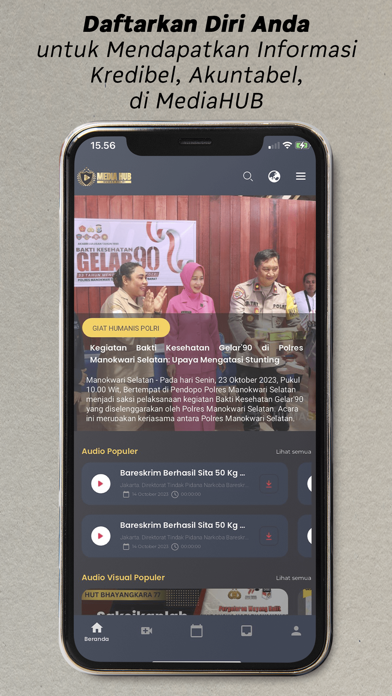 MediaHub Mobile Screenshot