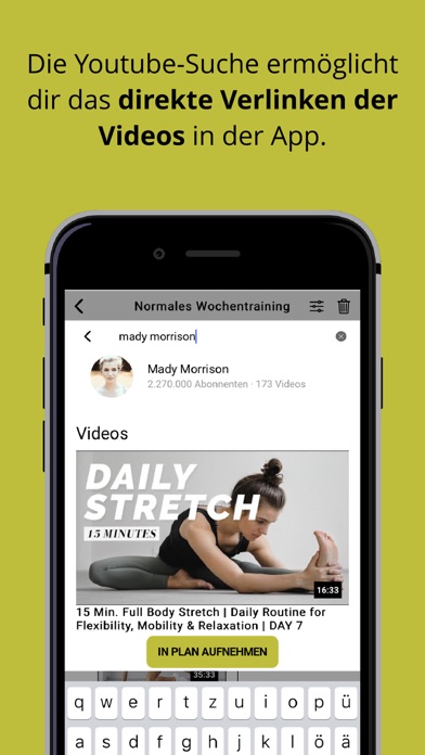 Video-Fitness-Planner light Screenshot