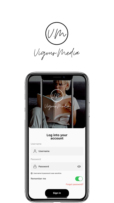 Vigour.Media Screenshot
