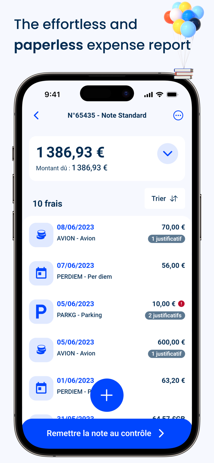Notilus - Expense report