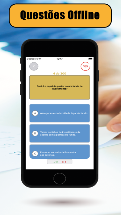Simulado CEA ANBIMA Offline Screenshot